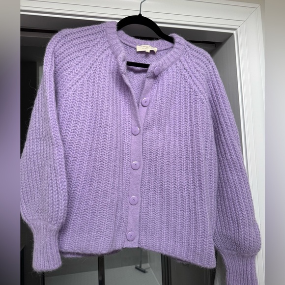 Sezane Sweaters - Sezane Emile Cardigan Wisteria - Size S